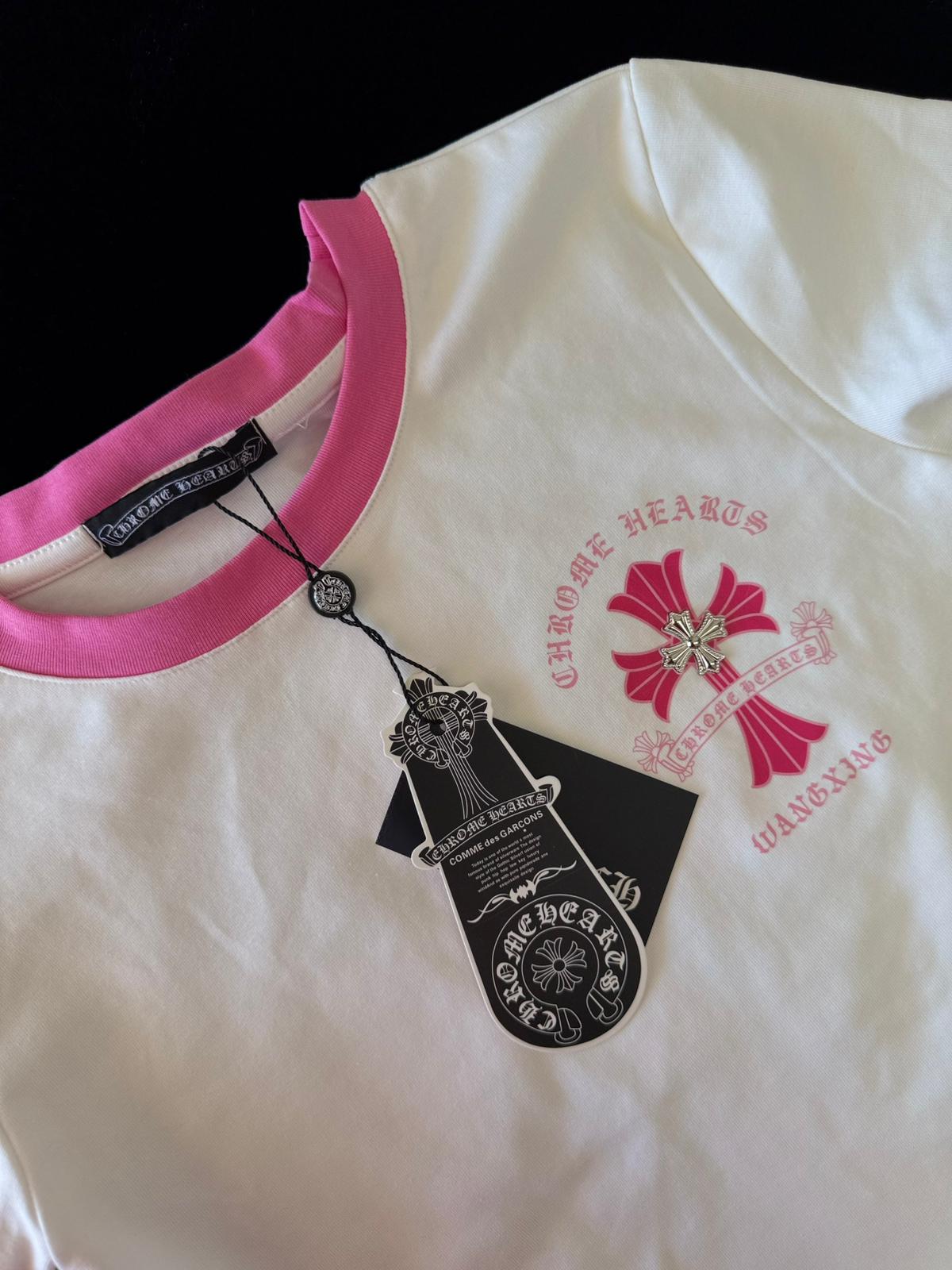 Crop Top Tee Chrome Hearts