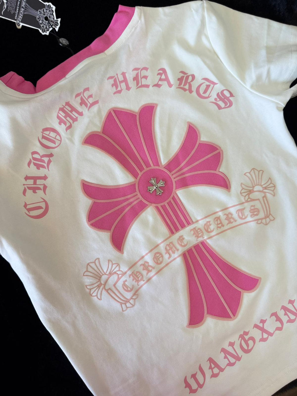 Crop Top Tee Chrome Hearts