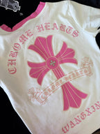 Crop Top Tee Chrome Hearts