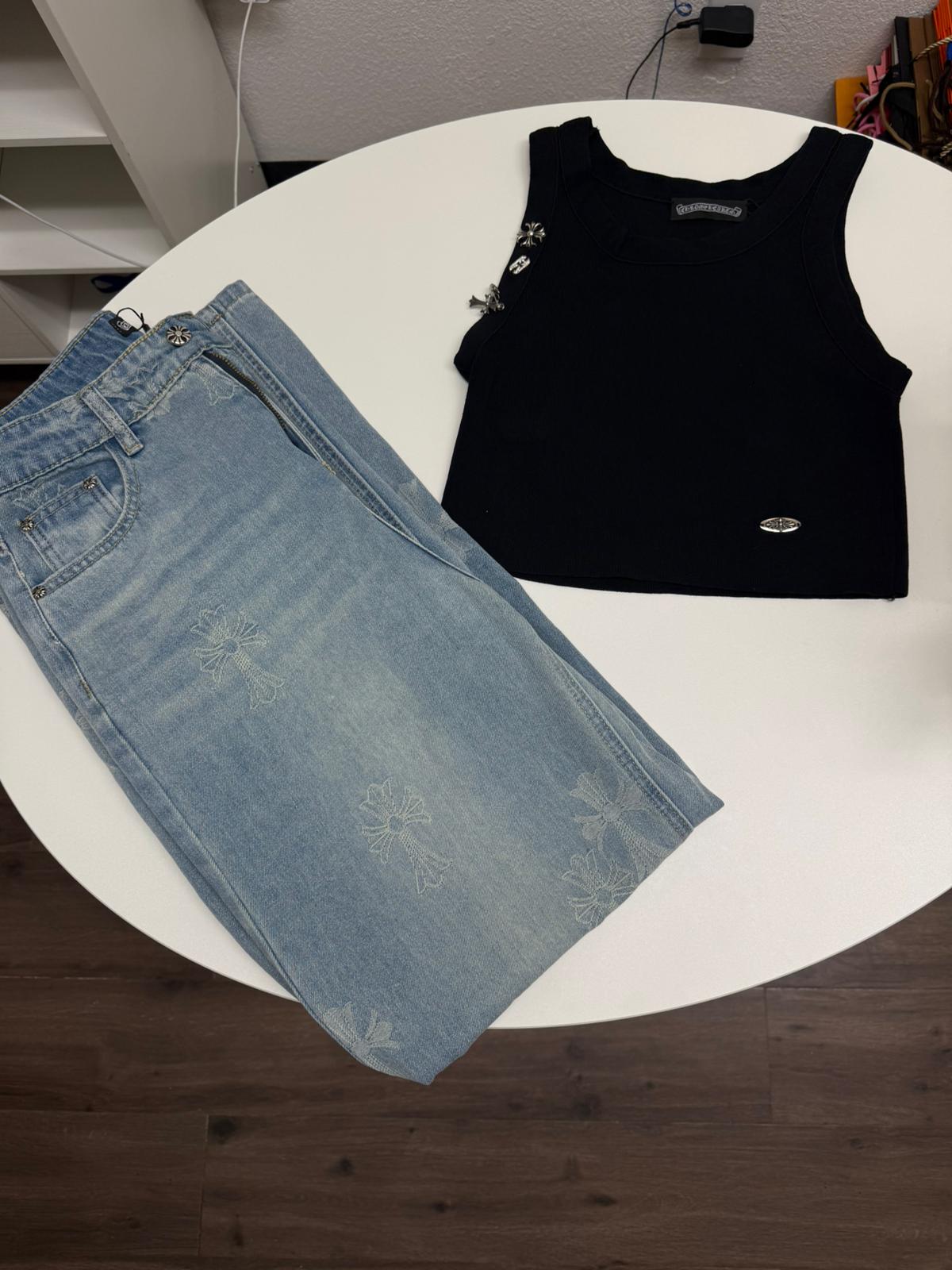 Conjunto Chrome Hearts