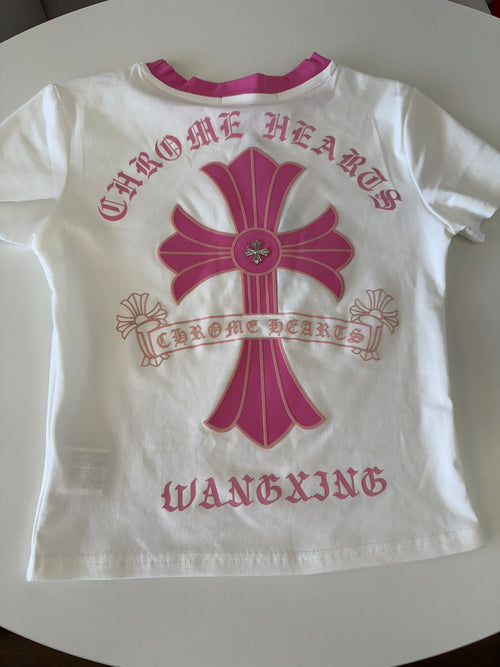 Crop Top Tee Chrome Hearts